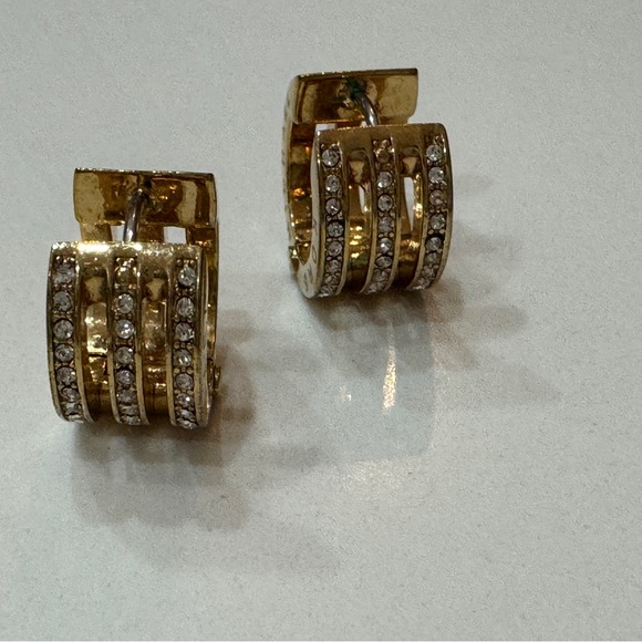 Michael Kors Pave Bar Huggies - yellow gold - Picture 8 of 8